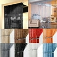 thumbnail image 2 of String Door Curtain Beads Room Divider Window Panel Tassel Crystal Stripe, 2 of 4