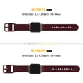 thumbnail image 7 of KOMI Sport Band for Apple Watch Bands 49mm 45mm 44mm 42mm 41mm 40mm 38mm, Soft Silicone Wristband Replacement Strap with Classic Clasp for iWatch Series 9 Ultra SE 8 7 6 5 4 3 2 1 for Women Men, 7 of 7
