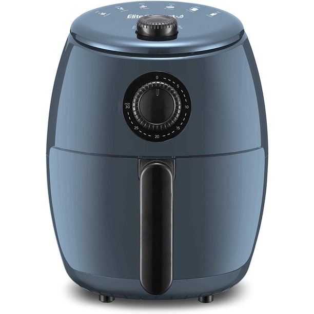 Elite Gourmet 2.1qt Hot Air Fryer with Adjustable Timer and Temperature