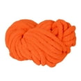 thumbnail image 3 of Hilo De Chenilla Grueso, Fibras Acrílicas Gigantes Lavables Para Manta, Cojín, Color Naranja Sunnimix Hilo de chenilla grueso, 3 of 8