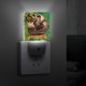 thumbnail image 4 of El Libro de la Vida Luz nocturna LED con sensor de anochecer a amanecer para dormitorio, baño, pasillo, escaleras - Lámpara LED nocturna de enchufe, 0.5W - 1 pieza, 4 of 6