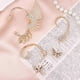 thumbnail image 3 of Woman Punk Gothic Wing Skulls Ear Cuff Clip For Left Ear Jewelry Accessories Nicle, 3 of 5