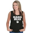 thumbnail image 4 of Mama Bear Paw Print Cute Mothers Day Womens Plus Size Graphic Tank Top Brisco Brands 2X, 4 of 5