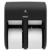 Compact Quad Vertical 4-Roll Coreless Dispenser, 11.75 X 6.9 X 13.25, Black | Bundle of 2 Cartons