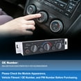 thumbnail image 3 of Módulo de panel de control del clima del calentador de aire acondicionado Unique Bargains para Chevrolet C2500 C3500 K2500 K3500 Pickup 1996-2000 Unidad de clima HVAC No. 599-006/16240105, 3 of 7