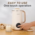 thumbnail image 2 of HDQ Nut Milk Maker Machine, 32oz Multi-Function Nut Milk Machine, Full-touch-panel Automatic Plant-Based Beverage Machine for Soy, Almond, Oat & Coco, 2 of 7