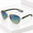 Blue Green Gradient Lens-61mm for Average Face, variant on Aviator Polarized Sunglasses, Blue Gradient Lens 61mm for Average Face