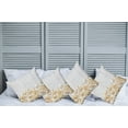 thumbnail image 6 of Ambesonne White Throw Pillow Cover 4 Pack, Sea Shells on Timber, 20", Pearl Ivory, 6 of 6