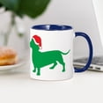 thumbnail image 3 of CafePress - Dachshund Christmas - 11 oz Ceramic Mug - Novelty Coffee Tea Cup, 3 of 4