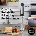 thumbnail image 6 of Braun MultiQuick 7 Smart-Speed Hand Blender with 500 Watts of Power with Chopper and Whisk, 6 of 8