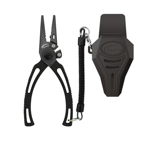 Danco Sports Shocker, Tournament, 7.5", Stainless Steel Pliers, Black