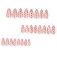 thumbnail image 2 of EBCUE Dot Press on Nails Medium Almond Fake Nails Pink Nails Press ons with Design Full Cover Stick on Nails for Women Manicure,Reusable | Artificial | Nail Sticky Tabs | Easy Apply | 24Pcs, 2 of 6