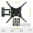 thumbnail image 4 of Full Motion TV Wall Mount Bracket LED LCD Flat Screen 14"17"21"34"40"49"52"55", 4 of 7