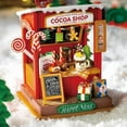 thumbnail image 5 of ROBOTIME Cocoa Shop DIY Miniature House Kit,Christmas Dollhouse Craft Kits for Bookshelf Decor,3D Wooden Puzzles Tiny Home Buliding Sets,Gifts for Kids Teens Adults, 5 of 8