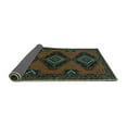 thumbnail image 2 of Ahgly Company Indoor Rectangle Persian Turquoise Blue Traditional Area Rugs, 2' x 4', 2 of 4