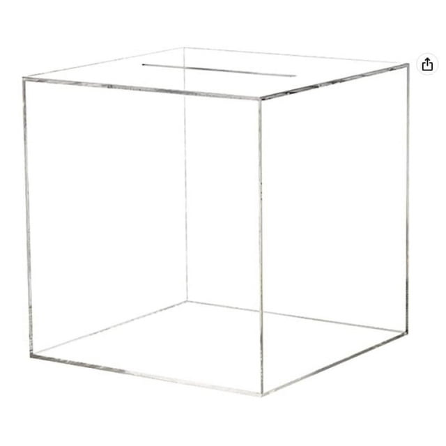 Caja de ahorro de dinero de acrílico transparente para ahorro de efectivo, banco para adultos que no se puede abrir para dinero real, banco de monedas, tarro de cambio transparente, 12*12CM