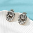 thumbnail image 3 of Gold Chunky Dangle Earrings For Women Gold Stud Geometric Earrings Vintage Drop Earrings Long Link Dangle Earrings Jewelry Gift, 3 of 13
