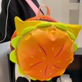 thumbnail image 5 of Mochila con forma de hamburguesa para niña, gran capacidad, novedosa, ideal como regalo., 5 of 5