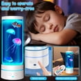 thumbnail image 3 of NUAHRHY Jellyfish Lamp, 17 Color Fantasy Aquarium Night Light, Remote Control&USB Powered Artificial Fish Tank Lamp with Moving Fish, Decoration for Living Room and Office, 3 of 9