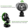 thumbnail image 2 of Battery Operated Fan, Usb Oscillation Fan With 4000mah Rechargeable Battery, Portable Mini Fan, 2 of 5