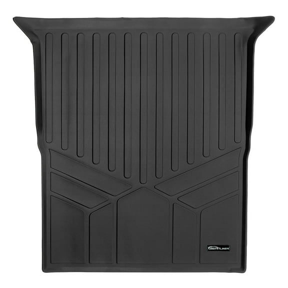 SMARTLINER All Weather Custom Fit Black Cargo Liner Behind the 2nd Row Compatible With 2022-2024 Rivian R1S SUV (Only Fits 7 Passenger Models)