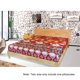 thumbnail image 2 of Juego de ropa de cama navideña en microfibra, incluye sábana ajustable, sábana plana y fundas de almohada, diseño 3D festivo, color rojo, tamaño Queen, suave y cómodo., 2 of 7