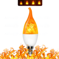 thumbnail image 3 of Bombillas LED con efecto de llama simulada, USB, E14, E27, B22, 9 W, CA 85-265 V, accesorios electrónicos para el hogar, lámparas, bombillas con efecto de llama, 3 of 5