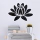 thumbnail image 5 of Lotus 3D Mirror Wall Sticker Acrylic Decal for Bedroom Living Room (Black), 5 of 5