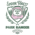 thumbnail image 2 of Men's Star Wars Endor Forest Park Ranger Graphic Tee White Medium, 2 of 5