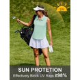 thumbnail image 5 of Pinspark Golf Polo Shirts for Women UV Protection Tennis Tank Top Sleeveless V Neck Active Tops Quick Dry, 5 of 6