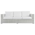 thumbnail image 5 of Modway Convene Outdoor Patio Sofa in Light Gray White, 5 of 8