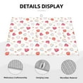 thumbnail image 4 of Kdxio Red coral and scallop seashell for Dish Drying Mat,24*18 inch Absorbent Dish Drainer Kitchen Counter,Large Size Dish Drying Pad for Countertops,Draining Racks, 4 of 9