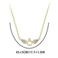 thumbnail image 2 of PVCS Angel Wing Necklace,Angel Diamond Pendant Necklace, 2 of 7