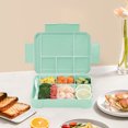 thumbnail image 3 of TidBay Boîte à Lunch Bento pour Enfants 1330ML avec 6 Compartiments Couverts Boîte à Lunch Étanche Boîtes à Collation pour École Maternelle Adultes Récipient de Préparation de Repas, 3 of 7