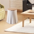 thumbnail image 3 of Cubo de basura de estilo nórdico Moda con tapa Cubos de basura grandes simples Cubo de basura Contenedor de basura para fiesta Baño Oficina Bar, 3 of 6