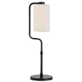 thumbnail image 3 of Evelyn&Zoe Rotolo 24" Tall Table Lamp with Fabric Shade in Blackened Bronze/White, 3 of 8