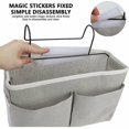 thumbnail image 2 of Bed Pocket 1 Piece Bedside Organizer Bag Hanging Bed Storage Organizer Waterproof Bed Pocket Organizer for Dorm Bed Sofa Magazine Glasses Books Phone, 2 of 5