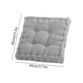 thumbnail image 3 of Honmine 17.7x17.7 Inch Thickened Square Seat Cushion, Soft Floor Cushion for Office Chair, Extra Thick Pad for Gaming, Picnic, and Dining Chair, 3 of 6