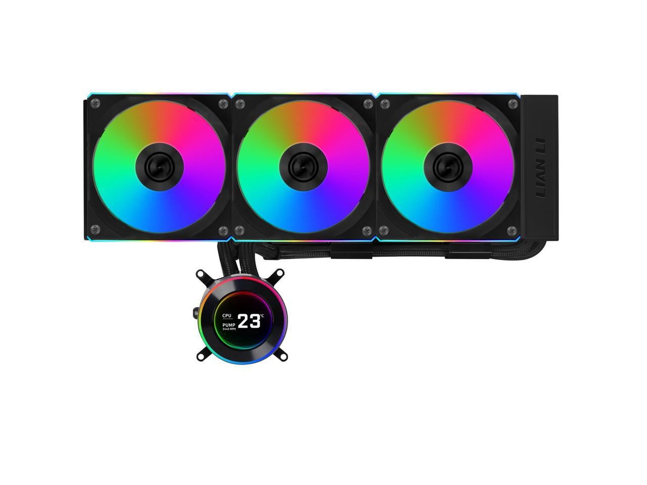 Lian Li Hydroshift II 360 CL RGB Liquid CPU Cooler 360mm AIO 3X 120 RGB Fans (HS2LCD36RB)