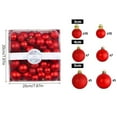 thumbnail image 5 of Shoreew 44 Pcs Christmas Balls Ornaments Shatterproof Plastic Baubles Xmas Tree Hanging Decoration for Holiday Party Wedding Decor, 5 of 7