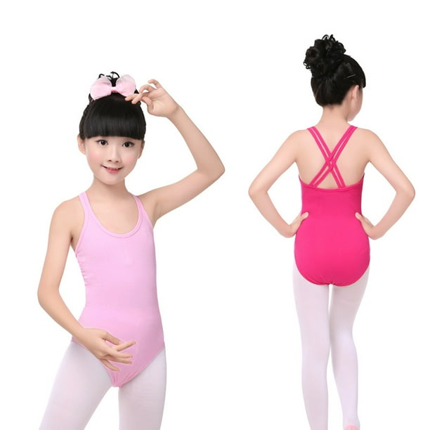 Ropa de baile para niños, mono de tirantes para niñas, ropa deportiva, ropa de gimnasia para exámenes, ropa de práctica de ballet