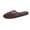 Exquisite Shoes - Coffee, variant on Womens Mules Slip On Flats Closed Toe Mesh Slippers with 3D Floral Beaded Applique Elegant Backless Shoes for Daily Wear