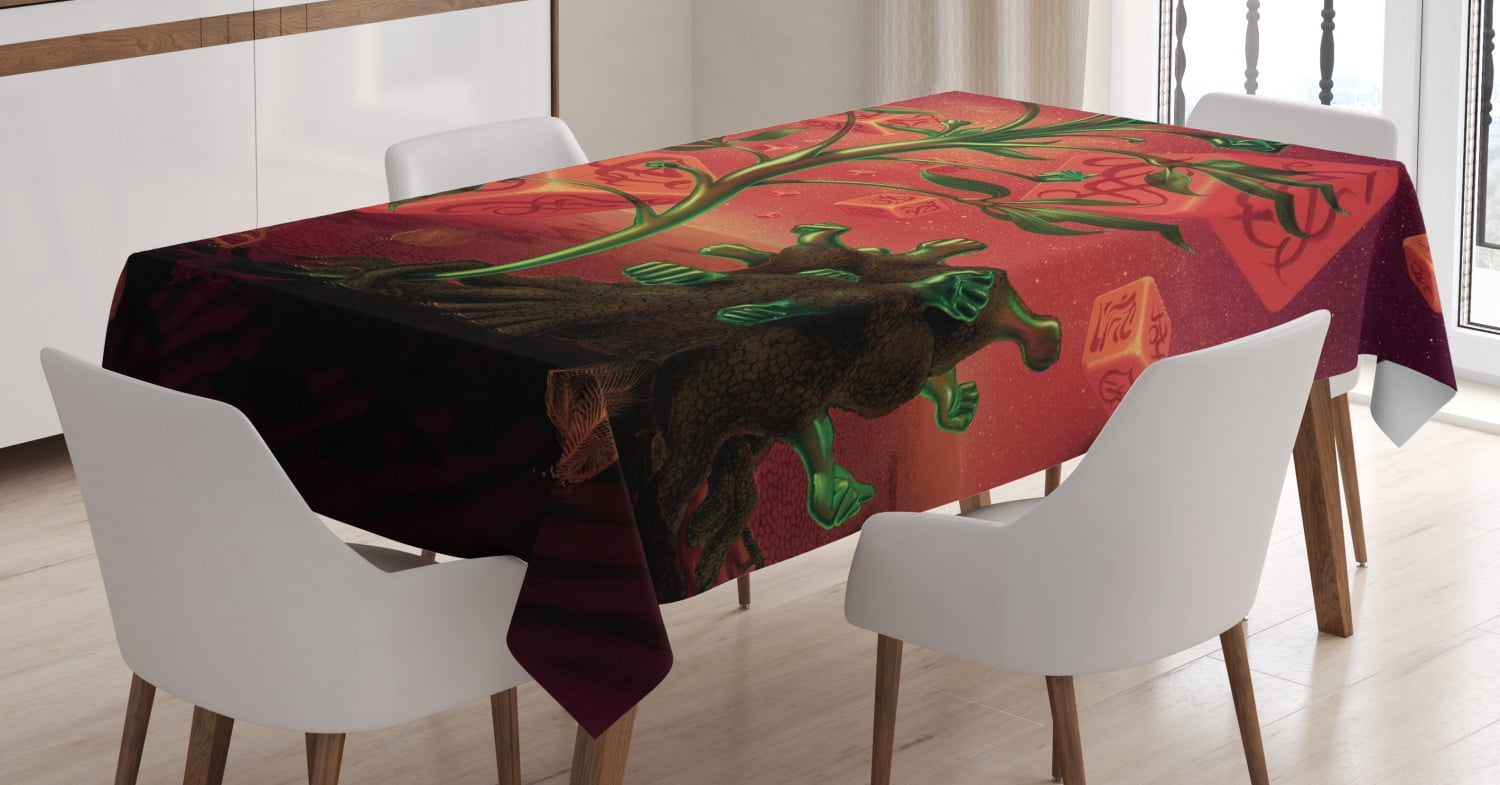 Maison d' Hermine Botanical Fresh 100% Cotton Tablecloth for ...