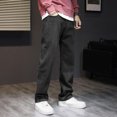 thumbnail image 5 of B91xZ Ripped Jeans for Men Distressed Destroyed Slim Fit Straight Leg Denim Pants,Black 31, 5 of 5