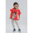 thumbnail image 2 of Disney Princess Snow White Little Girls T-Shirt and Capri Leggings Outfit Set Toddler to Big Kid, 2 of 5