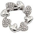 thumbnail image 1 of Brooch Pin Flower Twist Shape Sparkling Rhinestones Imitation Pearls Decor Scarf Buckle Sweaters Collars Hats Bags Coats Scarves Accessory, 1 of 8