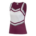 thumbnail image 2 of Augusta Sportswear Maroon/ White/ Metallic Silver 6374 XL, 2 of 3