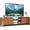 Walnut, variant on Hanyu 62.2” Wave TV Stand Mid Century Modern Entertainment Center with Storage & Open Shelves, Media Console for TVs up to 75 Inches Living Room Bedroom (Walnut 62.2inch)