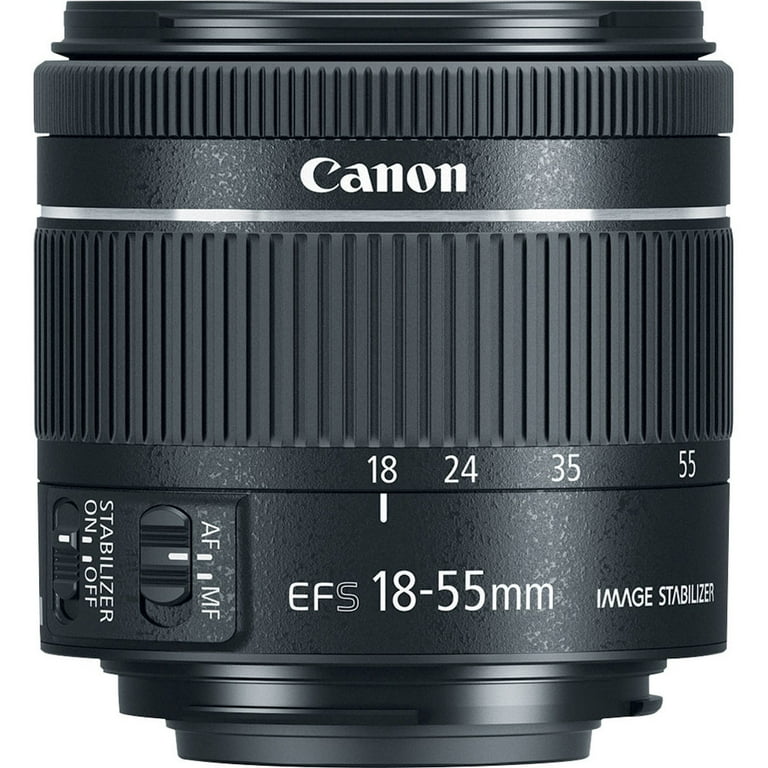Canon EF-S 18-55mm f/4-5.6 IS STM Lens - Wide Angle Zoom - Walmart.com