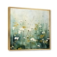 thumbnail image 2 of Designart "violet Tranquil Oasis" Abstract Botanicals Floater Framed Canvas Print, 2 of 7